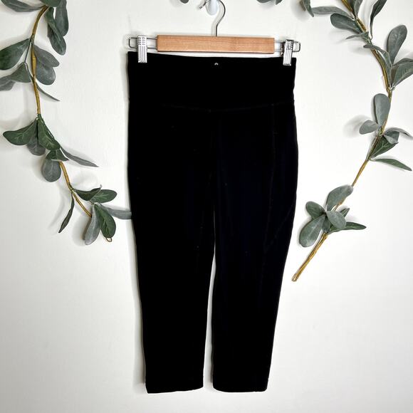 Athleta Black Cropped Leggings LAST CALL - Picture 1 of 6